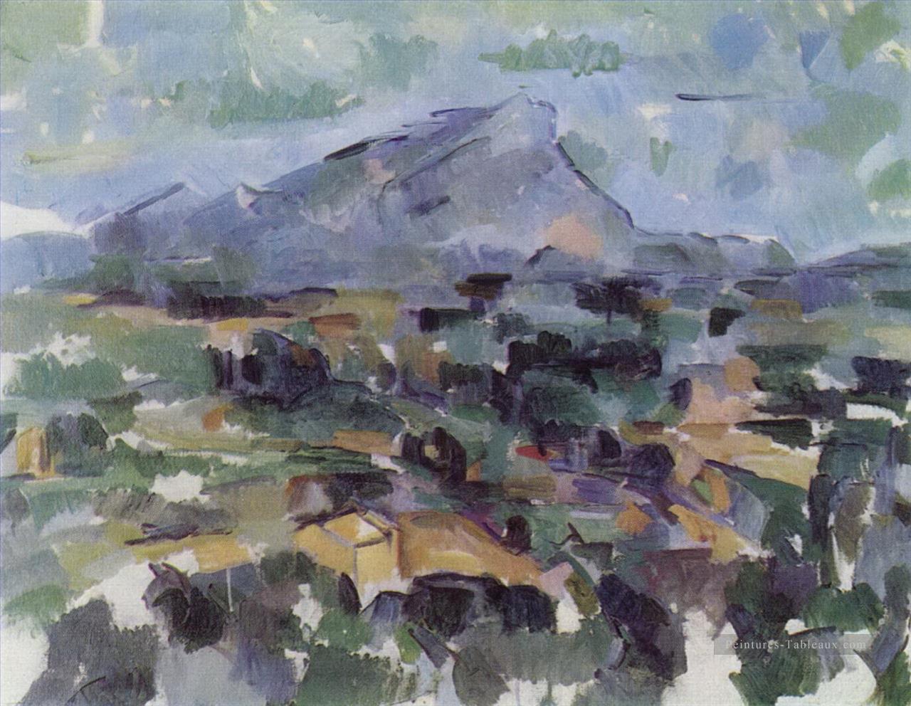 Mont Sainte Victoire 1906 Paul Cézanne Peintures à l'huile